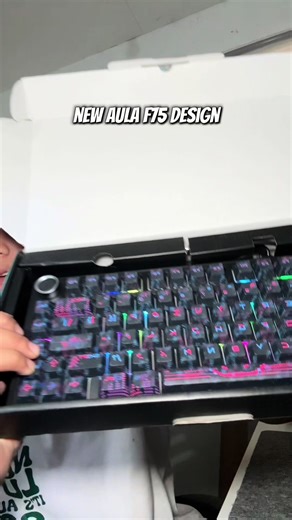 New Aula F75 Mechanical Keyboard Design Unveiled