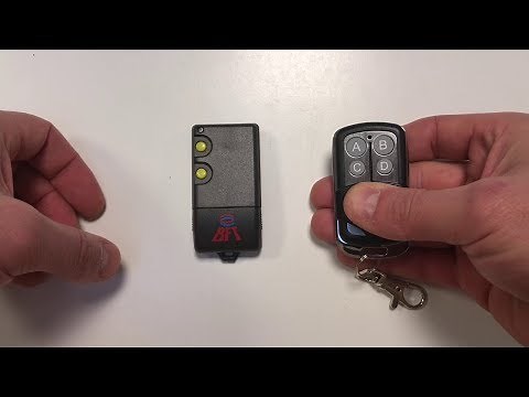 Télécommande copieuse SIMPLE 4 pour BFT TE02 (touches jaunes)