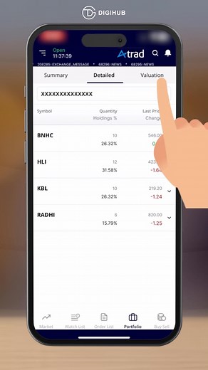 Want to keep a close eye on your investments? In this video, we’ll guide you step by step on how to easily watch and monitor your portfolio. Learn how to track your stocks, analyze performance, and stay informed — all in one place. Whether you’re a beginner or an active trader, this guide will help you stay ahead. #TMS #tradingplatform #stocktrading #portfoliomanagement #atrad #stockmarket #NEPSE #digihub #NewTMS #NepalShareMarket #portfoliotracking #MobileApp | Digi Hub