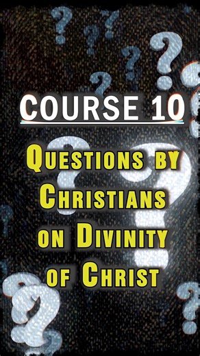 30 reactions | Course 10 - Questions by Christians on Divinity of Christ | #dawah #christian #divinity #christianity #course #questions #quran #bible 1st ONLINE DAWAH TRAINING COURSE in URDU Registration NOW Google Form: https://forms.gle/jfnvaBsjSrEwu8Wb7 #DAWAH #christains #divinity #christ #IRPCindia Call : 08987409608 | Islamic Research & Propagation Centre | Facebook