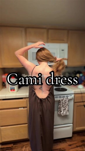 Simple in the front, stunning in the back. This open-back cami dress is lightweight, flirty, and effortlessly chic—perfect for warm nights, date plans, or when you want subtle but unforgettable vibes ✨ I’m wearing a small being 135 lbs and 5’4. Fit is true to size #plussizebacklessdress #dressshop #loungedress #springdresses #camidresses