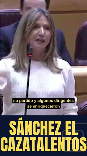 ¡SÁNCHEZ, UN CAZATALENTOS PARA DELINQUIR!