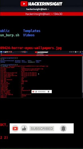 Hidden Secrets in Photos: Extract Location, Device & Metadata in Second🔍 | #hackerinsight #kalilinux