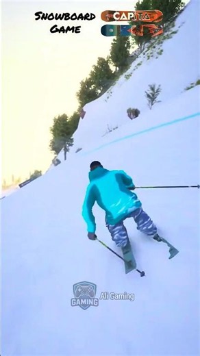 Snowboard Man Playing 🏂 Epic Snowboarding Adventure & Winter Fun #shorts