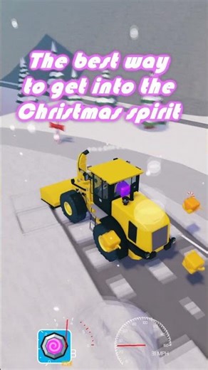 The best way to get into the Christmas spirit — Roblox Snow Plow Simulator #roblox #snow
