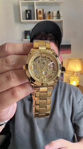 Affordable Automatic Gold Watch for Men