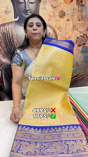 Gurram Lakshmi | Mangalgiri tissue soft silk💖 Timings : 11am to 9pm Monday -Sunday Mudra Designer Studio 11-20-43/104,204,203,201,202 Raja Rajeshwari... | Instagram