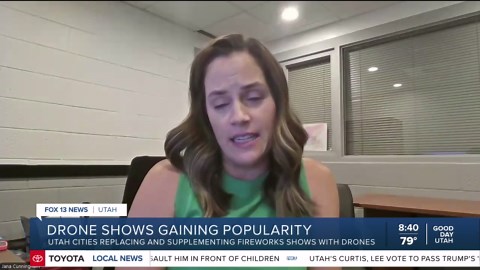 Where to watch as more Utah cities turn to drone shows for July 4 celebrations