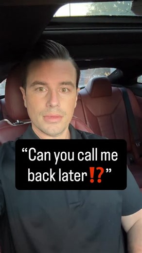 Do not let them go and fall for that trick‼️ This small pattern interrupt has made me millions in extra deals because it’s your gateway back into the sale. I am especially referring to the very end of the call when you are asking for the payment or the sale and they pull this, “yeah, can you call me right back in a few.” This is the classic way for them to get rid of you and go dark, don’t fall for it. If this helped you please double tap and share with your network… I’ll make more for you 😊 Fo