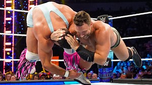 One week after LA Knight attacked his tag team partner Rick Boogs seconds they lost to The Street Profits, the short-lived tandem squares off while Montez Ford and Angelo Dawkins watch from commentary. | WWE SmackDown