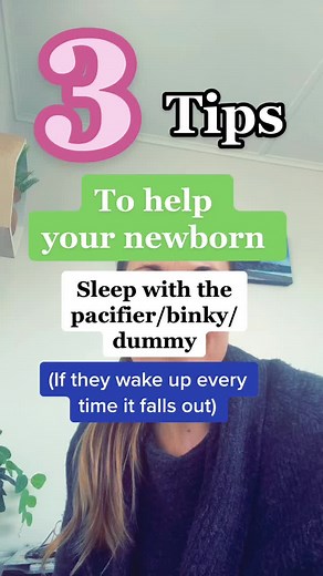 Newborn waking up all night when their pacifier/binky/dummy/soother falls out? Try these 3 tips. #pacifier #soother #dummy #binky #sleepprop #sleepassociation #babysleep #babysleeptips #babysleephelp #babysleepadvice #babysleepconsultant #sleepconsultant #sleepcoach #pediatricsleepconsultant #pediatricsleepcoach