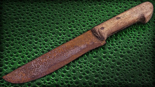 Rusty Knife, Simple Restoration ✅