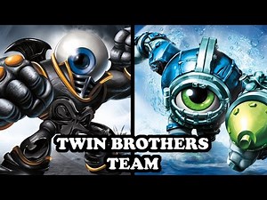 Skylanders Imaginators - Eye-Brawl & Dive-Clops GAMEPLAY - TWIN BROTHERS TEAM