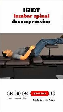 HillDT lumbar spinal decompression #shorts #health #lumbarspine | Biology with Aliya