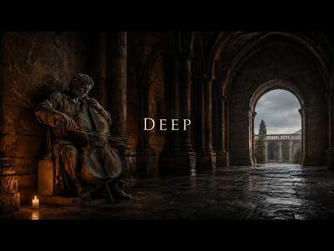 Low Cello in an Open Stone Hall | Neoclassical Music for Deep Thinkers & Focus