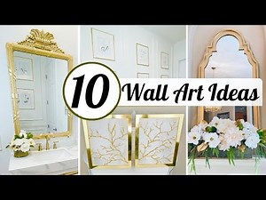 10 AFFORDABLE WALL ART IDEAS YOU NEED TO TRY! DIY HOME DECOR