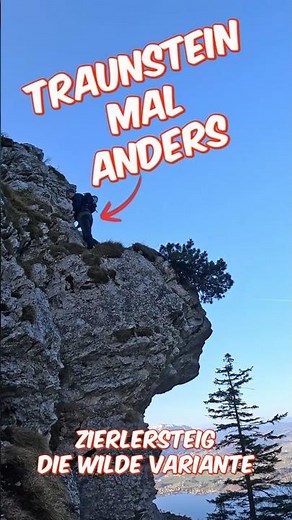 Traunstein mal anders - Zierlersteig #traunstein #naturfreundesteig #bergsteigen #gmunden
