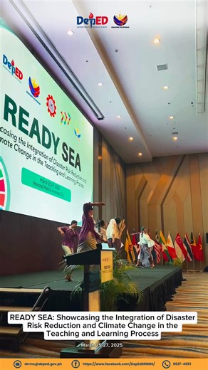 4.4K views · 19 reactions | 퐈퐂퐘퐌퐈: Here's a recap of the SEAMEO Council Presidency Flagship Program 3, titled “Ready SEA: Showcasing the Integration of Disaster Risk Reduction and Climate Change in the Teaching and Learning Process.” #DepEdPhilippines #DRRMS #SEAMECFP3 | DepEd Disaster Risk Reduction and Management Service | Facebook
