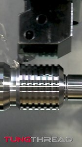 TungThread series offers a broad range of thread-turning inserts and tools, covering applications from general threading on CNC lathes and fine threading of precision parts machined on Swiss-type lathes to high-precision premium threads of OCTG pipe connections. Learn more here > https://tungaloy.com/us/product/turning/tungthread/ #cnc #machinist #TungaloyNTK #cncmachining #cncprogramming #lathe #thread | Tungaloy-NTK America, Inc.