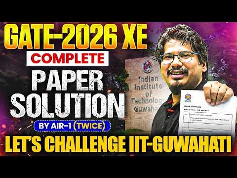 🚨 CONTEST this question of GATE-2026 | by AIR-1 (Twice) | #GATE2026 #GATE2026XE #CONTEST #CHALLENGE