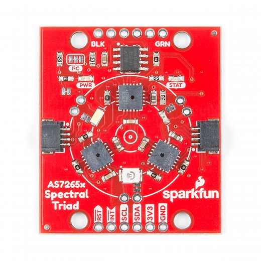 SparkFun Triad Spectroscopy Sensor - AS7265x (Qwiic) 三合一光譜傳感器 - 台灣智能感測科技