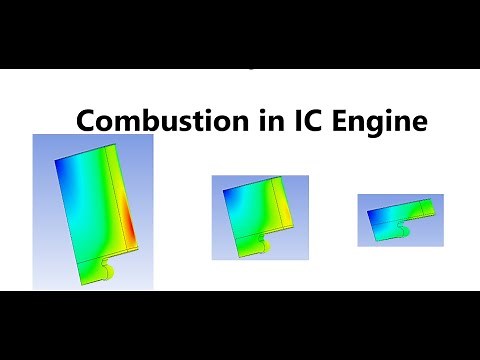 Combustion in an IC Engine || CI engine Simulation using Ansys Fluent