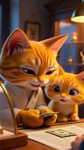 A pregnant cat is screaming in poin #cartoon #animation #cat #sad