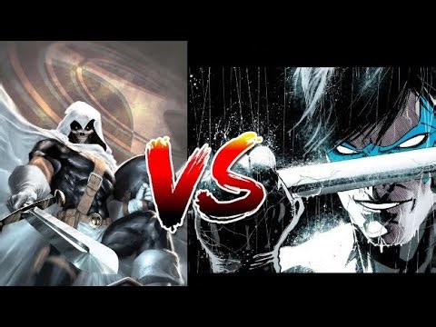 Nightwing vs taskmaster super City battle 