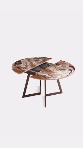 Aurora Mist: Limited Edition Art Furniture Set | Extendable Dining Table, Coffee Table & Mirror | Natural Amber and Resin | No. 002/2026 - Etsy