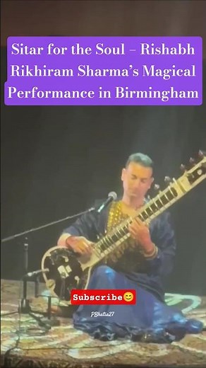 Soulful Sitar Live 🎶 | Rishabh Rikhiram Sharma | Birmingham Magic #rishabsmusic #viralshots #viral