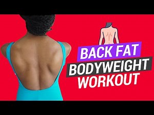BACK FAT Bodyweight Workout | Standing Exercises - At Home Workout - No Equipment