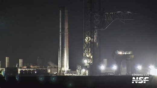 NASASpaceflight on Instagram: "Just 10 days after B16 cleared the pad on launch, and 6 months after its last visit, Starship B15-2 has returned to Pad 1, ahead of its planned testing ahead of launching once again on Flight 11, the final flight of the current Starship generation, and final mission of the current Pad 1 configuration. Keep up with all the action on NASASpaceflight's Starbase Live"
