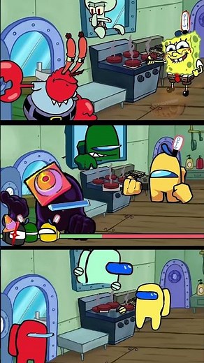 FNF Mr. Krabs Angry but all A mong us - FNF Krusty Karoling Mod