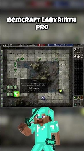 Gemcraft Labyrinth NOOB VS PRO! 😂💎(Tower Defense)