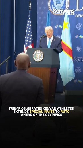 Trump Celebrates Kenyan Athletes, Extends Special Invite to Ruto Ahead of the Olympics