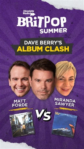 Introducing Dave Berry's Album Clash! Two guests argue the case, track-by-track, for their chosen album and Dave decides which songs make it onto the final playlist. First up: Oasis - (What's The Story) Morning Glory? vs Blur - The Great Escape. In the Oasis corner: Matt Forde. In the Blur corner: Miranda Sawyer. The full episode drops on our YT this Wednesday. Which album do you think will end up with the most tracks on the final playlist? | Absolute Radio