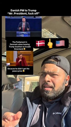 Even Denmark not taking USA seriously President Trump ⁉️😭 #greenland #denmark #news #trump #danish