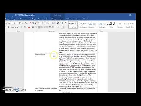 How to write a Written Task 1 Rationale