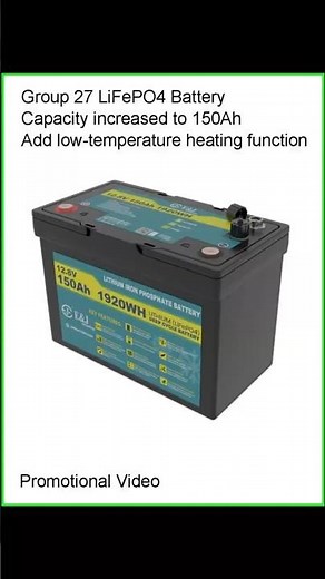 Group 27 LiFePO4 Battery Deep Cycle for RV & Marine | EJ Power Battery Tech