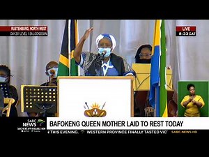 Bafokeng Queen Mother Funeral I Semane Molotlegi remembered