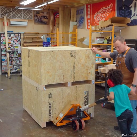13K views · 43 reactions | How to Build Your Own Pallet Jack Storage Crates | Jay's Custom Creations | Facebook