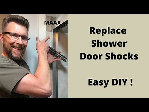 How to Replace Shower Door Shocks Maax