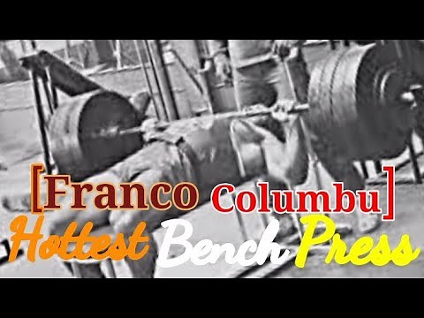 Franco Columbu || How To Bench Press With Franco | Franco Workouts - Inspirational Video