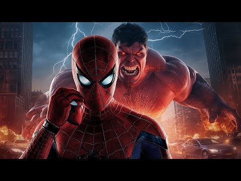 Red Hulk vs Spiderman Monster EPIC BATTLE! | The Darkest Battle (Full Cinematic Fight in 4K HDR)