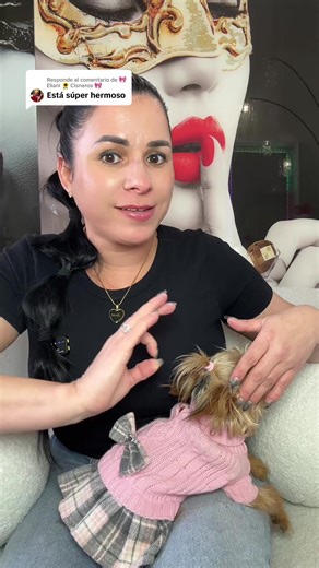 Respuesta a @🎀 Eliani 🌻 Cisneros 🎀 1pc Dog Sweater Dress for Small Dogs Winter Warm Dog Turtleneck Sweater Soft Puppy Knitwear Clothes Cute Doggie Dresses for Teacup Dog Yorkie Chihuahua#peludosfelices