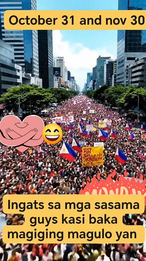 5.6K reactions · 459 comments | Oct 31 and nov 30 rally ulet sila sa edsa hanggat hnd bumaba c bangag #highlights #Duterte | Wenz S Dhel | Facebook