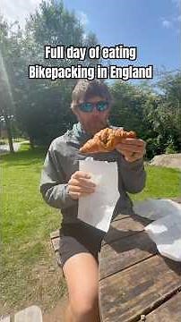 Everything we ate in a day bikepacking in England #biketouring #bikepackers