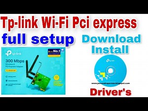 How To Install tp link 300Mbps PCI Express Adapter | tp link wireless pci express adapter full setup