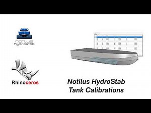 Create Tank Calibration Tables in Seconds | Notilus HydroStab | Rhino 3D Plugin