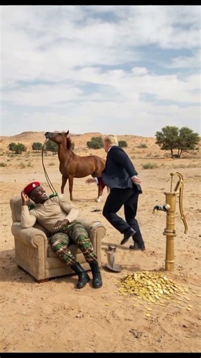 Ibrahim Traore Laughs While Trump Runs Away With Nothing 💰🤣 Comedy scene Funniest memes